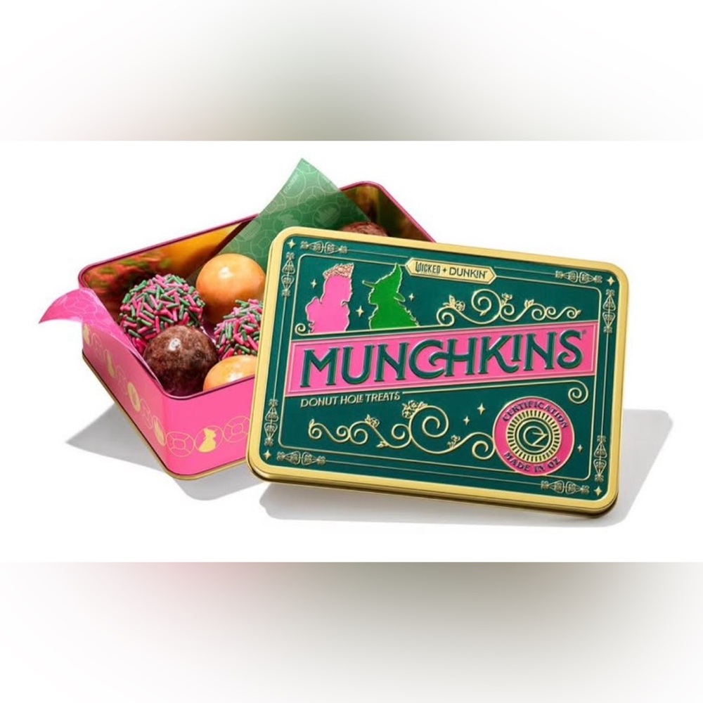 Wicked X Dunkin Donuts Munchkins Tin Limited Edition Collectible